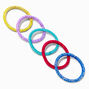 Mixed Brights Lurex Small Hair Ties - 30 Pack,