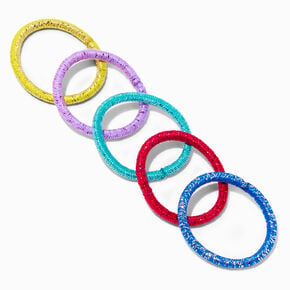Mixed Brights Lurex Small Hair Ties - 30 Pack,