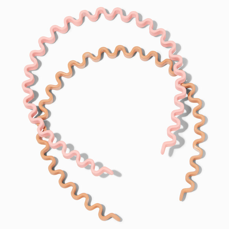 Blush Pink Wave Headbands - 2 Pack,