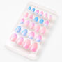 Pink Ombre Stiletto Press On Vegan Faux Nail Set - 24 Pack,