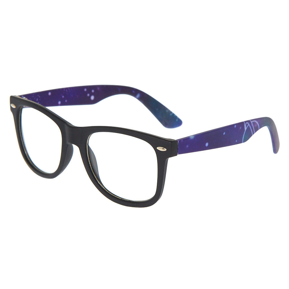 Lunettes noire retro en silicone cosmique