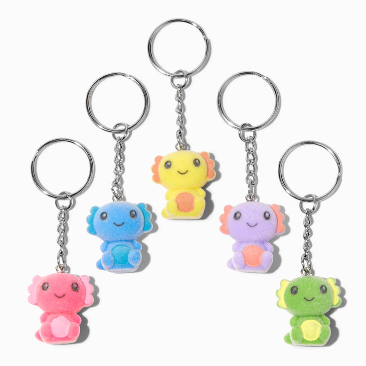 Best Friends Rainbow Axolotl Keychains - 5 Pack,