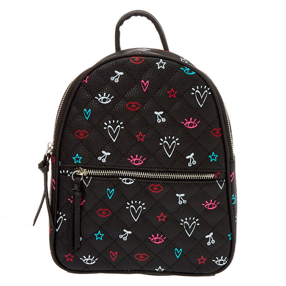 small cute black backpack