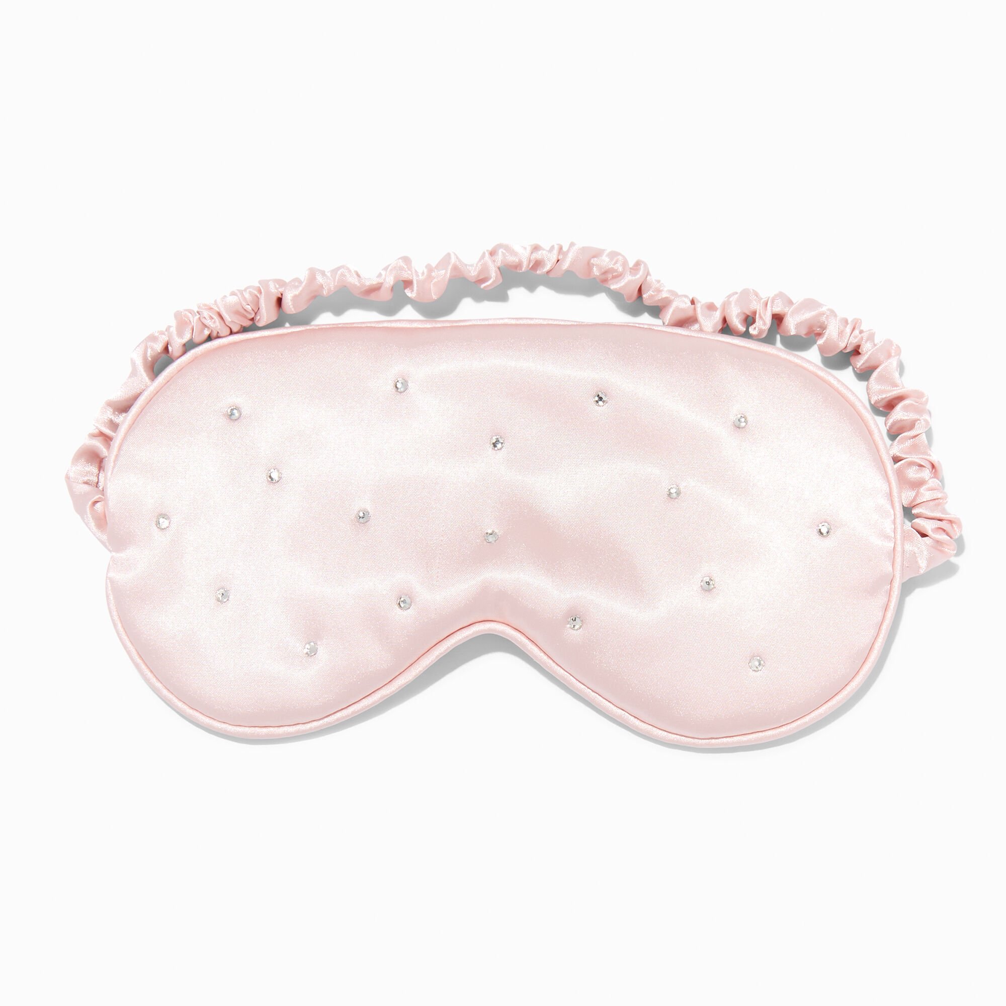 View Claires Bling Satin Sleeping Mask Pink information