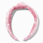 Claire&#39;s Club Pink Satin Knotted Headband,