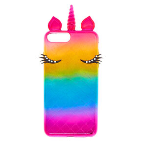 Metallic Rainbow Unicorn Phone Case - Fits iPhone 6/7/8/SE,