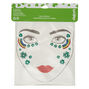 Rainbow Shamrock Face Stickers - Green,