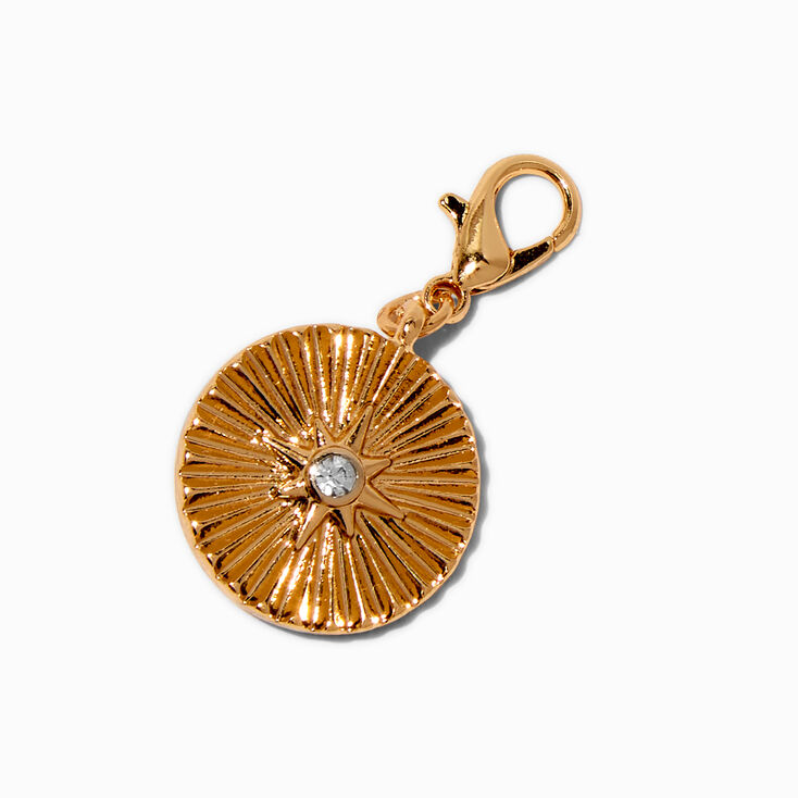 T H E M E x Claire&#39;s Gold-tone Medallion Charm,