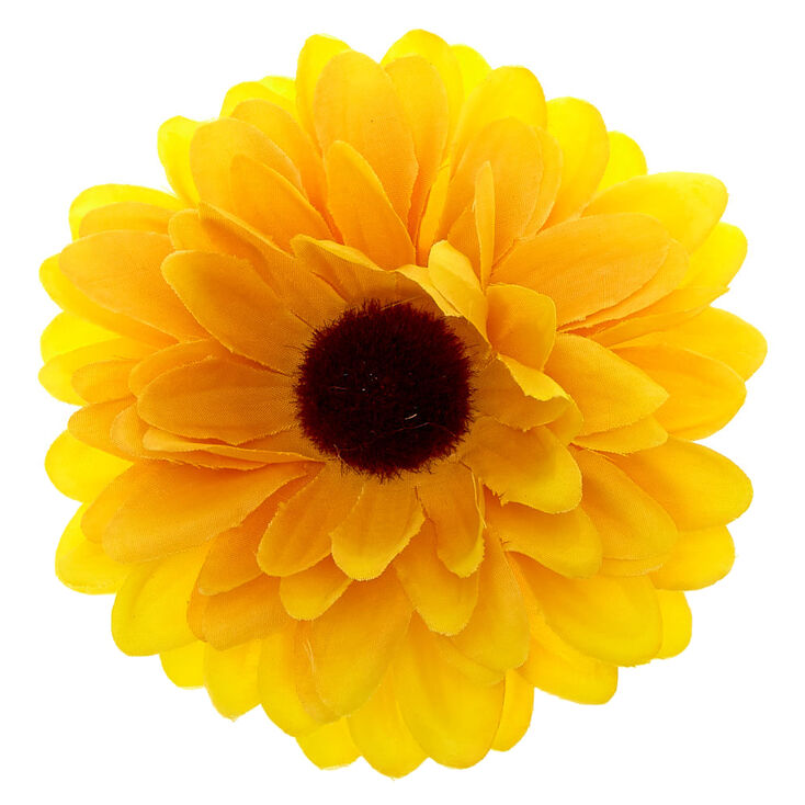 Sunflower Hair Clip - Yellow,