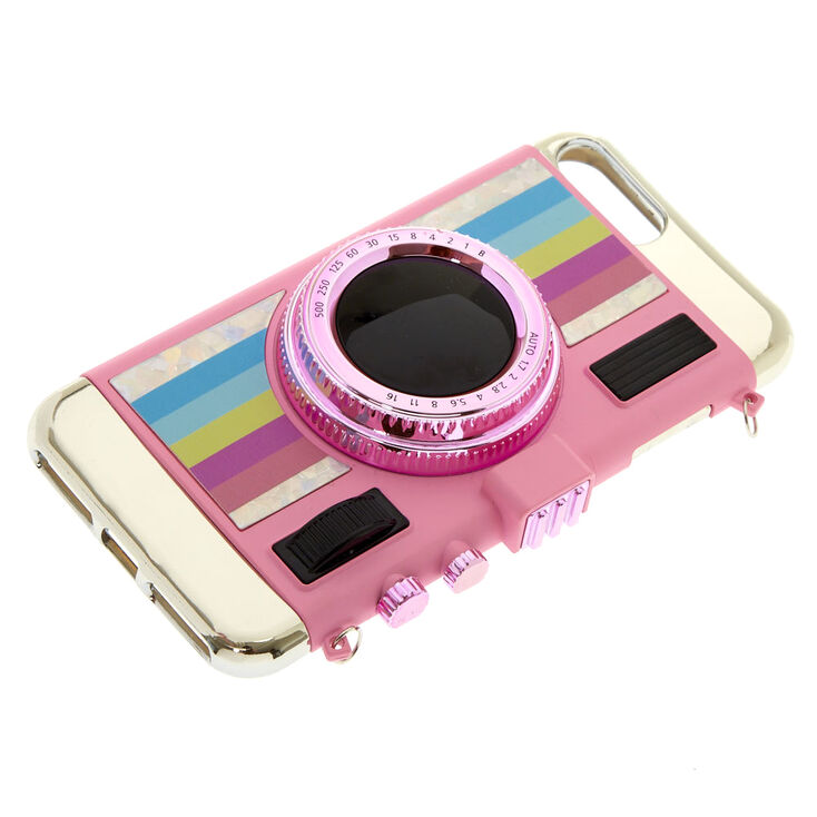 Pink Retro Camera Phone Case,