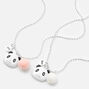 Best Friends Pom Pom Panda Pendant Necklaces - 2 Pack,