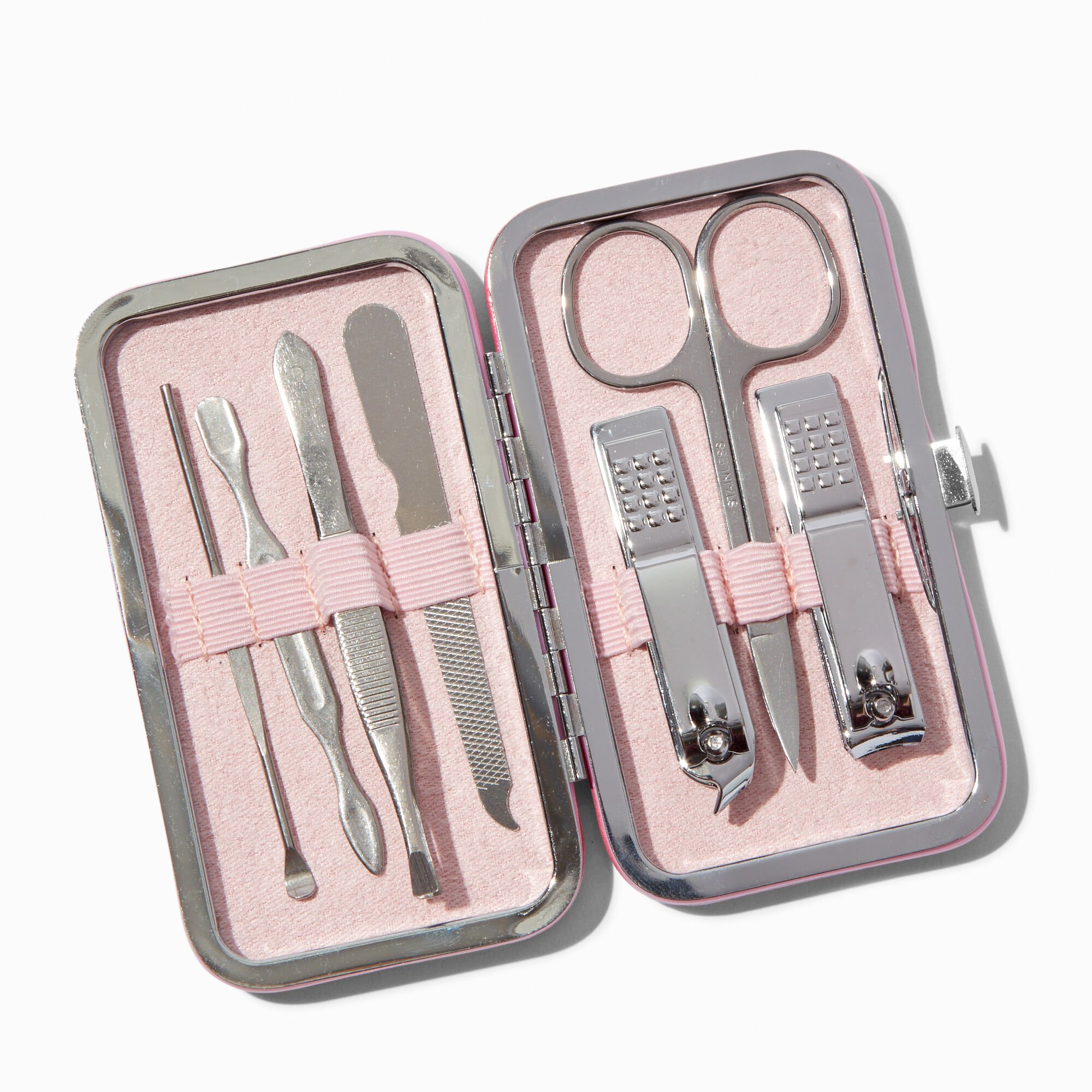 Kit de manucure étoiles roses,