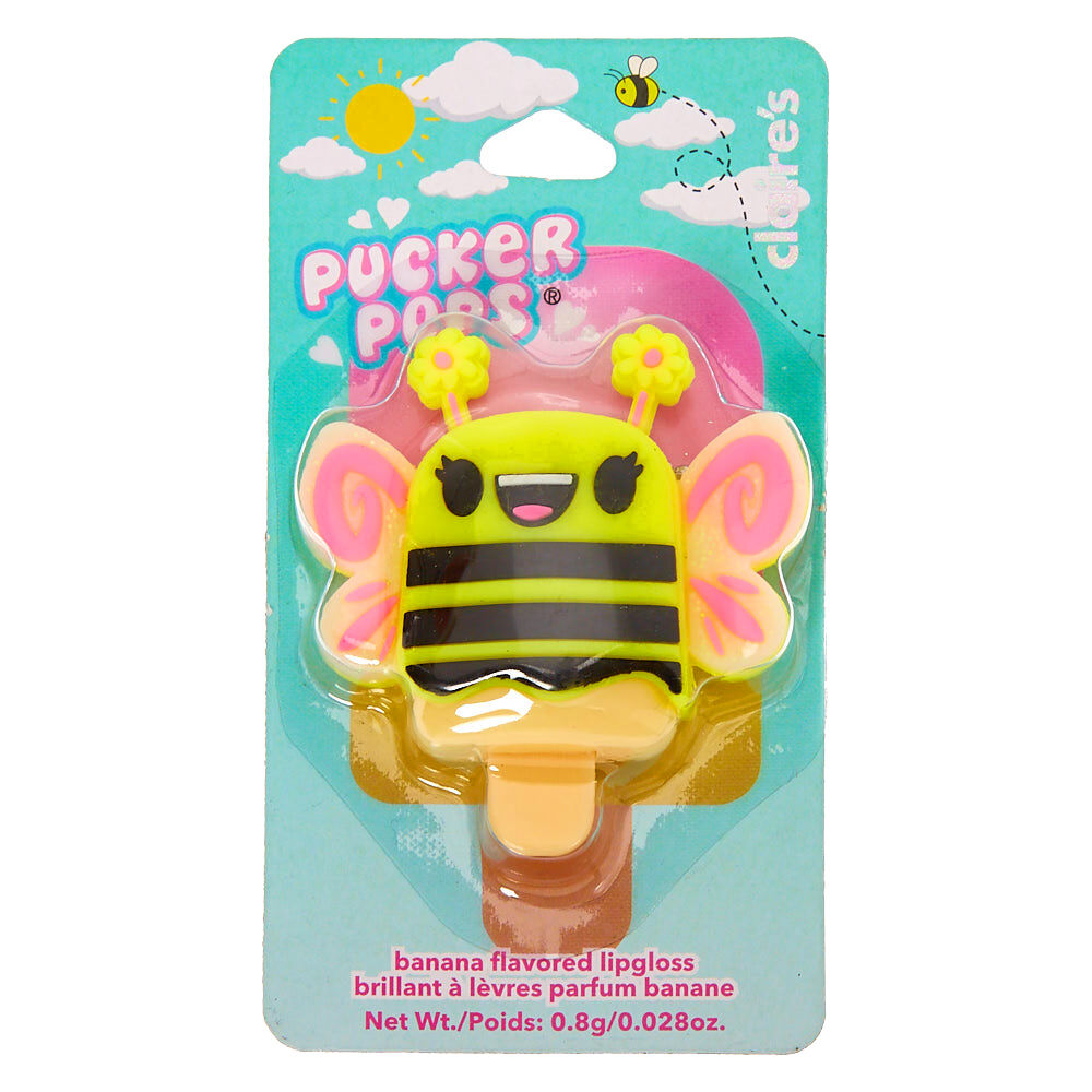 Pucker Pops  Bumble Bee Lip Gloss - Banana,