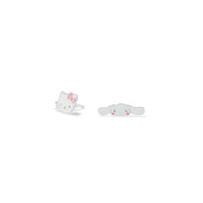 Hello Kitty&reg; and Friends Hello Kitty &amp; Cinnamoroll&trade; Claire&#39;s Exclusive Sterling Silver Stud Earrings,