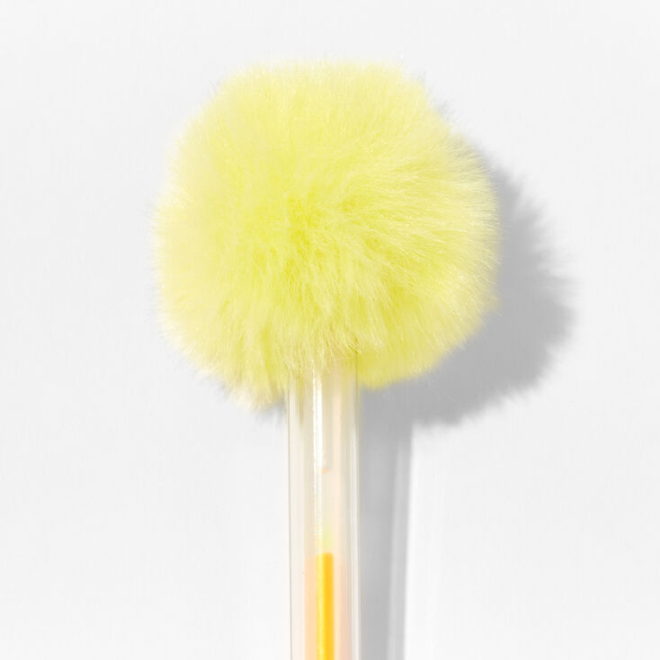 Yellow Pom Pom Gel Pen,