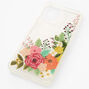 Clear Glitter Floral Phone Case - Fits iPhone&reg; 12 Pro Max,