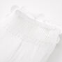 Claire&#39;s Club Pearled Floral Veil - White,