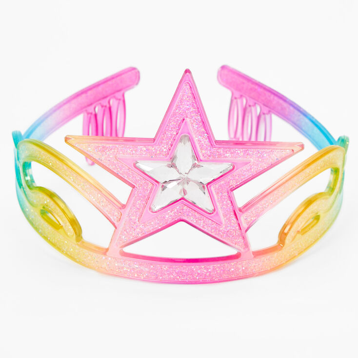 Claire&#39;s Club Rainbow Star Crown,