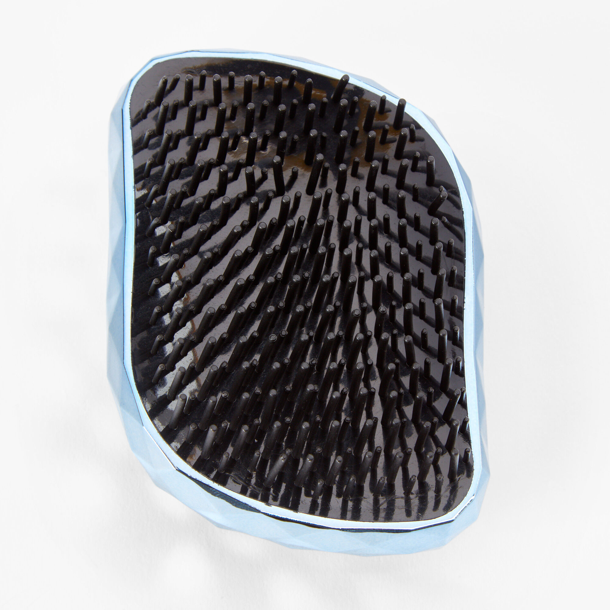 Brosse à cheveux avec strass - Bleu clair,