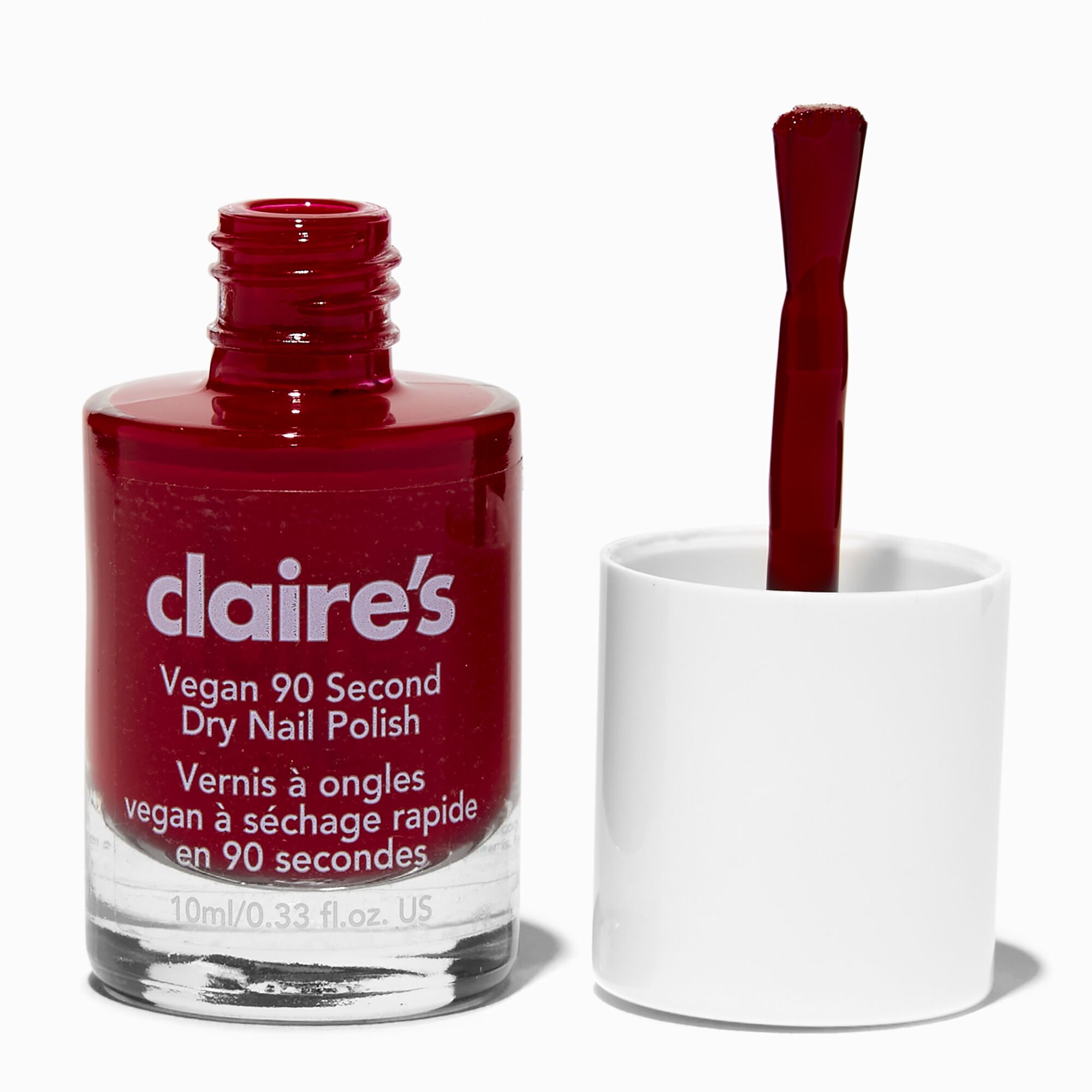 View Claires Vegan 90 Second Dry Nail Polish All My Love information