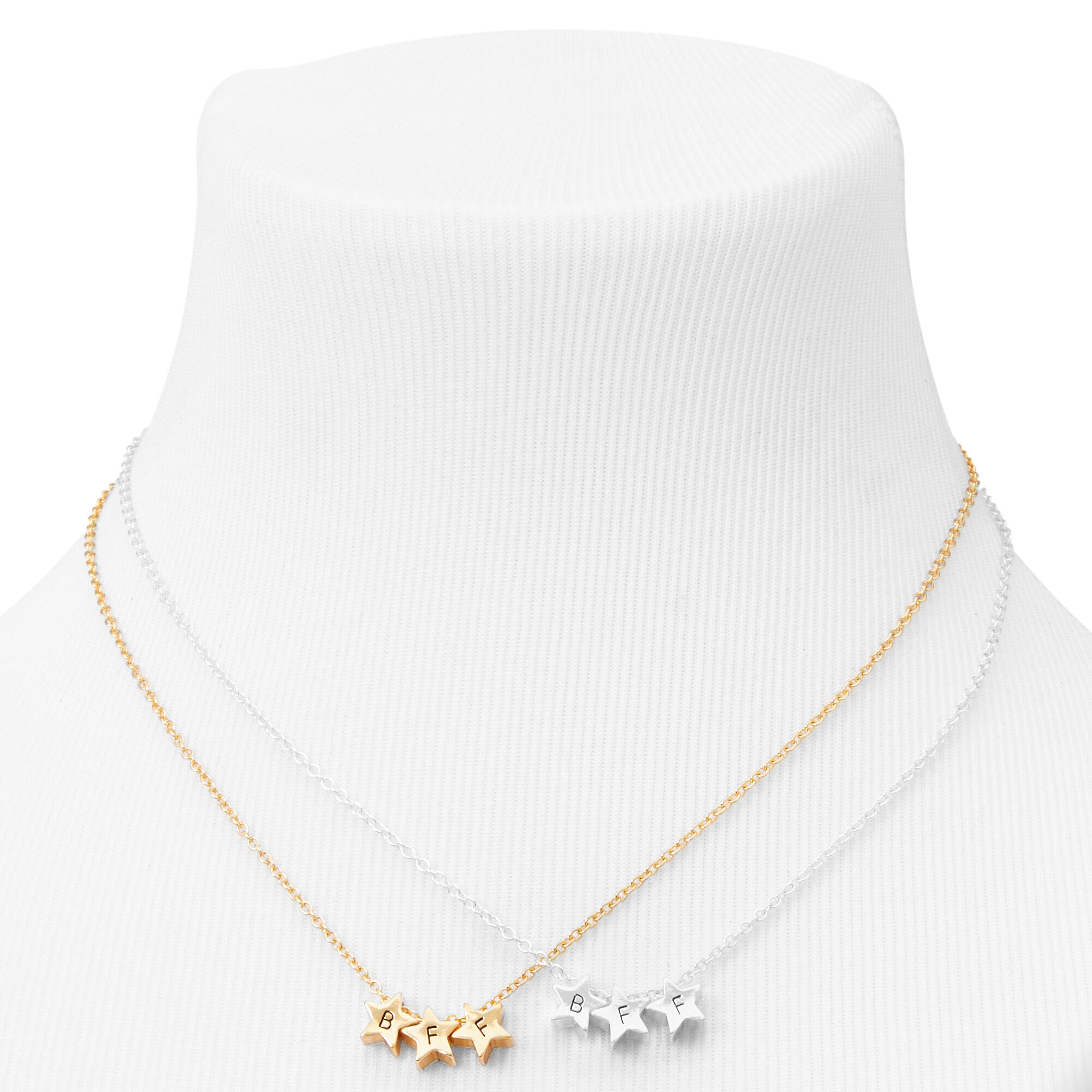 BFF Mixed Metal Necklaces - 2 Pack,