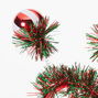 Christmas Large Ornament Deely Bopper Tinsel Headband - Red,