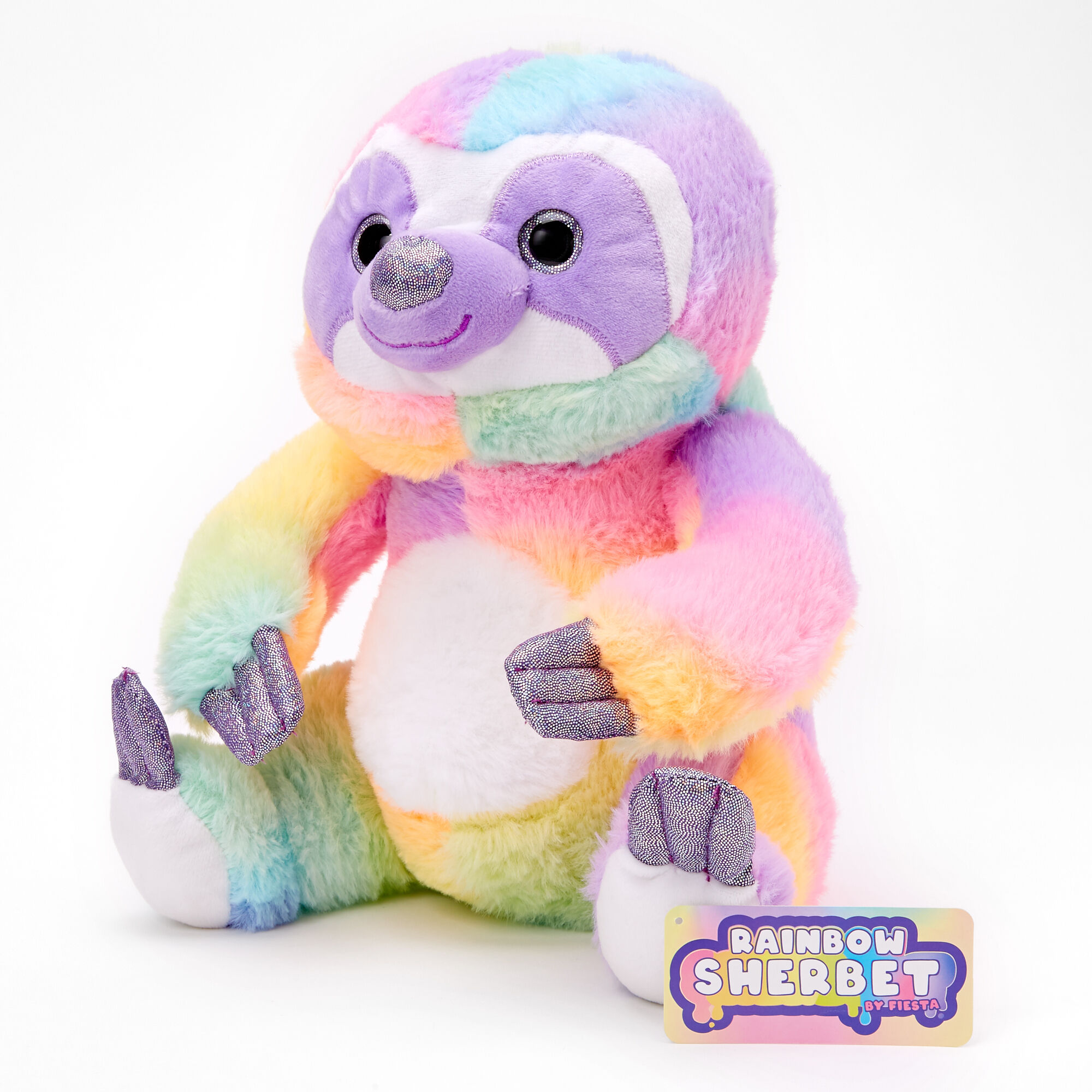 rainbow stuffed sloth