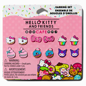 Hello Kitty&reg; And Friends Cafe Stud Earring Set - 6 Pack,