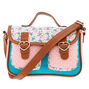 Claire&#39;s Club Ditsy Floral Crossbody Messenger Bag,