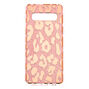 Glitter Leopard Print Phone Case - Fits Samsung Galaxy S10,