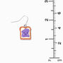 Peanut Butter &amp; Jelly Sandwich Drop Earrings,