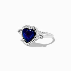 Heart Mood Silver-tone Ring,