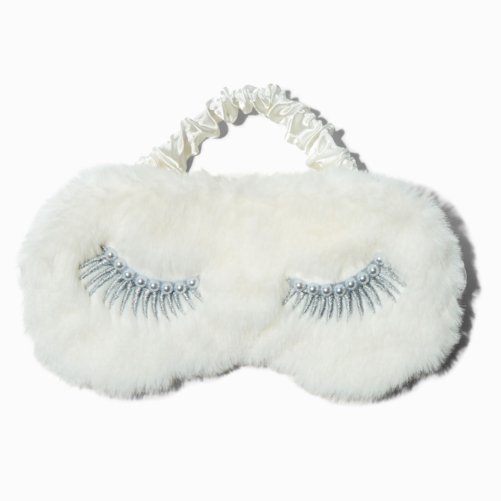 View Claires Pearl Eyelash Plush Sleeping Mask information