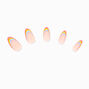 Rainbow Tip Stiletto Vegan Faux Nail Set - 24 Pack,