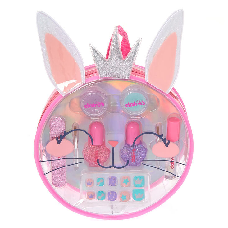 Claire&#39;s Club Claire the Bunny Beauty Bag Set - Pink,
