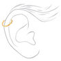 Cr&eacute;oles pour cartilage 10&nbsp;mm couleur argent&eacute;e et couleur dor&eacute;e,