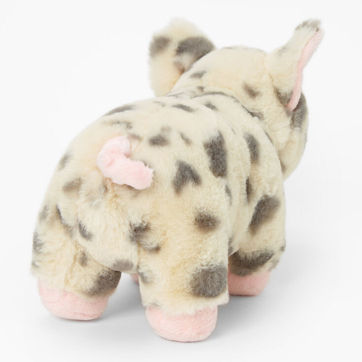 Eco Nation™ Spotted Pig Plush Toy - White