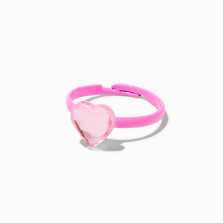 Bagues avec strass arc-en-ciel Claire&#39;s&nbsp;Club - Lot de 5,