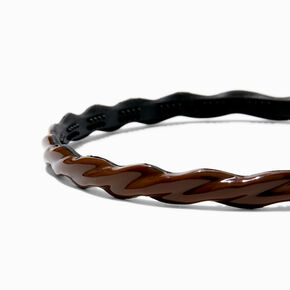 Brown Twist Adjustable Headband,