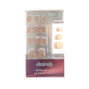 Glittery French Manicure Faux Nail Set - Nude, 24 Pack,
