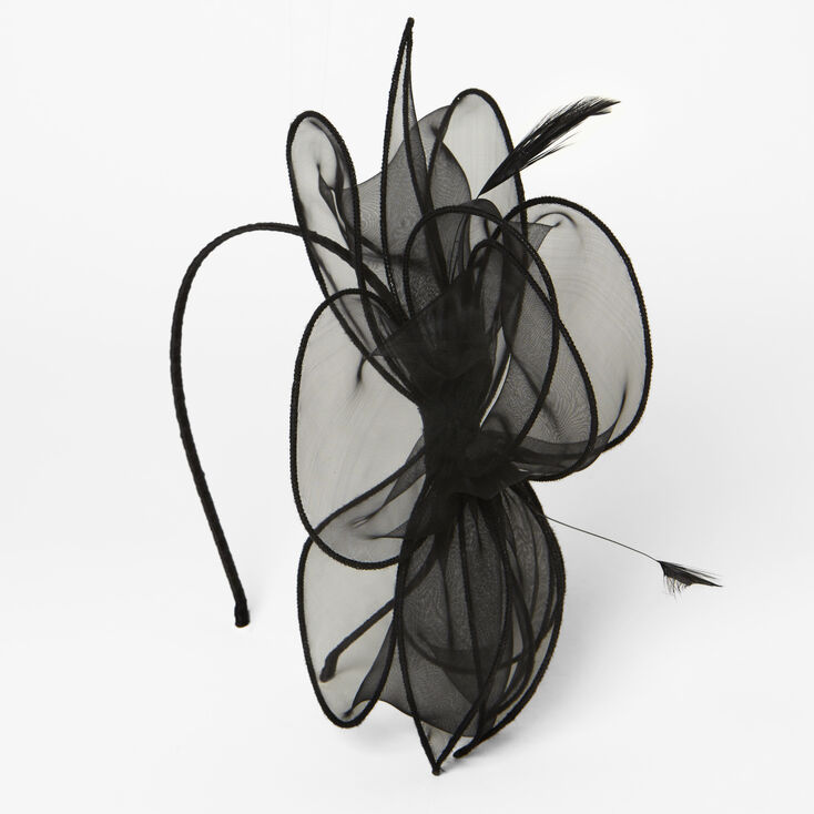 Oversized Layered Bow Fascinator Headband,