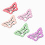 Claire&#39;s Club Pastel Butterfly Snap Clips - 5 Pack,
