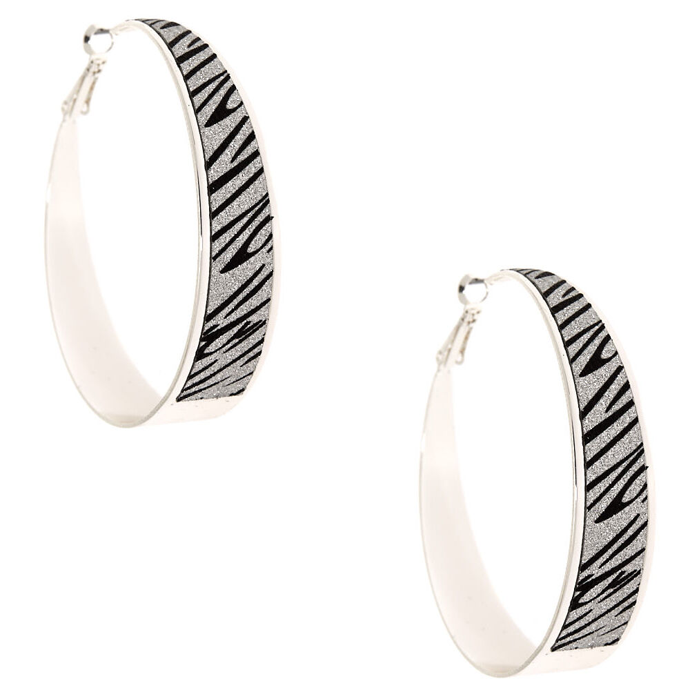 Zebra earrings claire's sale