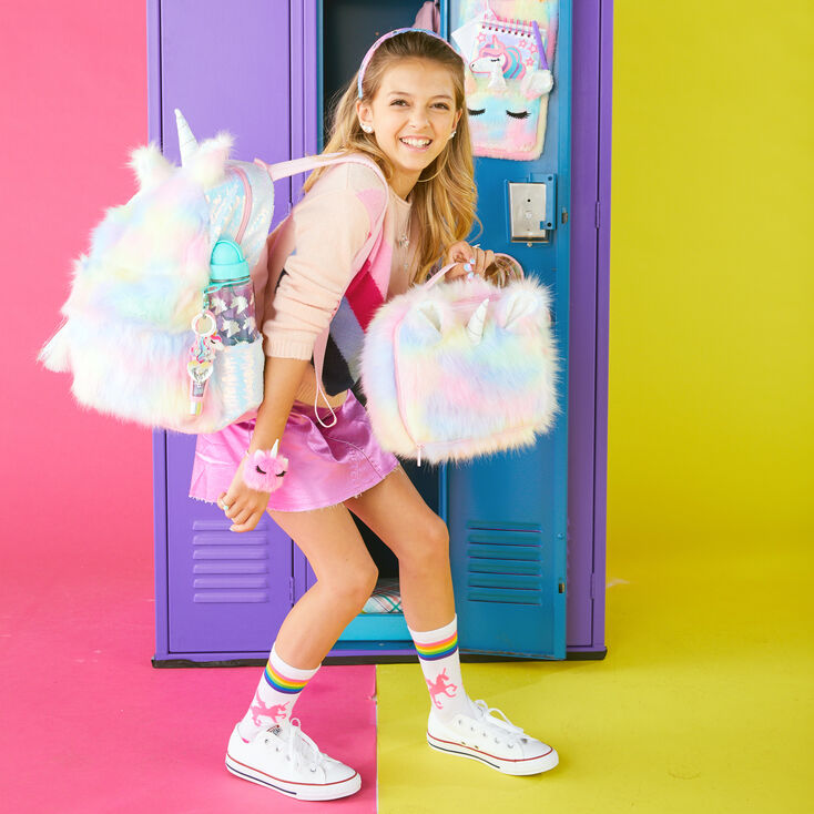 Fluffy Pastel Unicorn Back to School Collection,