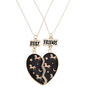 Lot de 2&nbsp;colliers best friends &agrave; pendentif motif licorne dans la nuit,