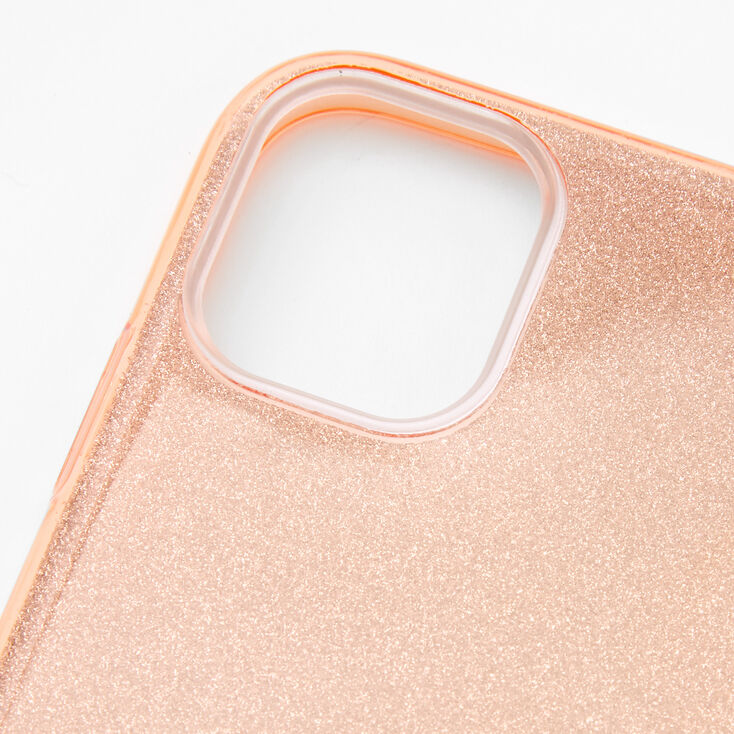 Rose Gold Glitter Phone Case - Fits iPhone 11,
