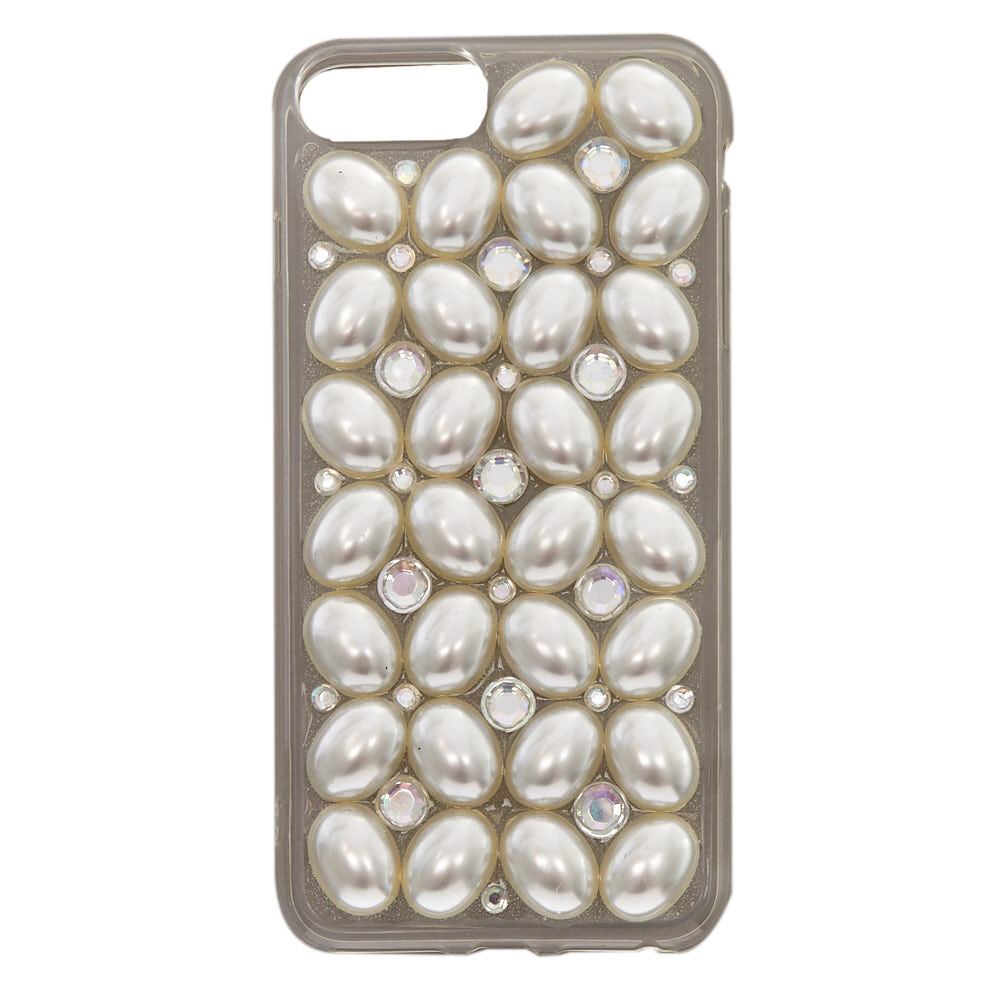 Coque de portable perle d'imitation ovales,