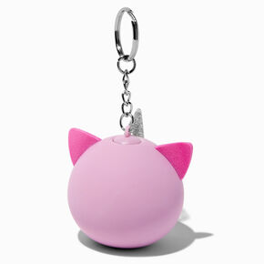 Lilac Unicorn Stress Ball Keyring,