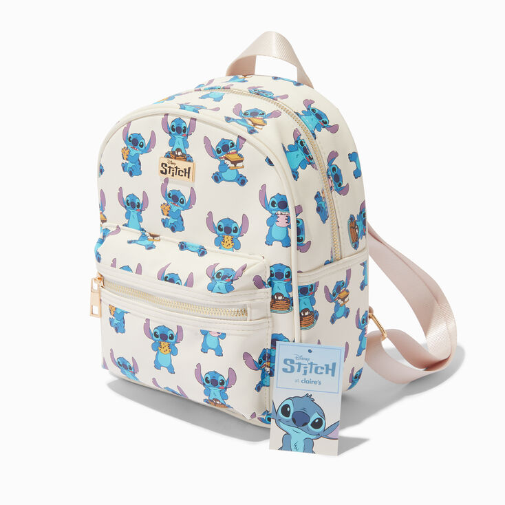 Disney Stitch Claire&#39;s Exclusive Cozy Backpack,