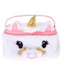 Trousse de maquillage licorne avec corne dor&eacute;e pour enfants,